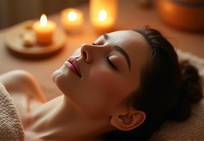 Massage relaxation avec huiles essentielles
